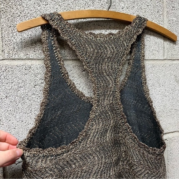 Free People Metallic Wool Blend Racerback Tank - Picture 2 of 9